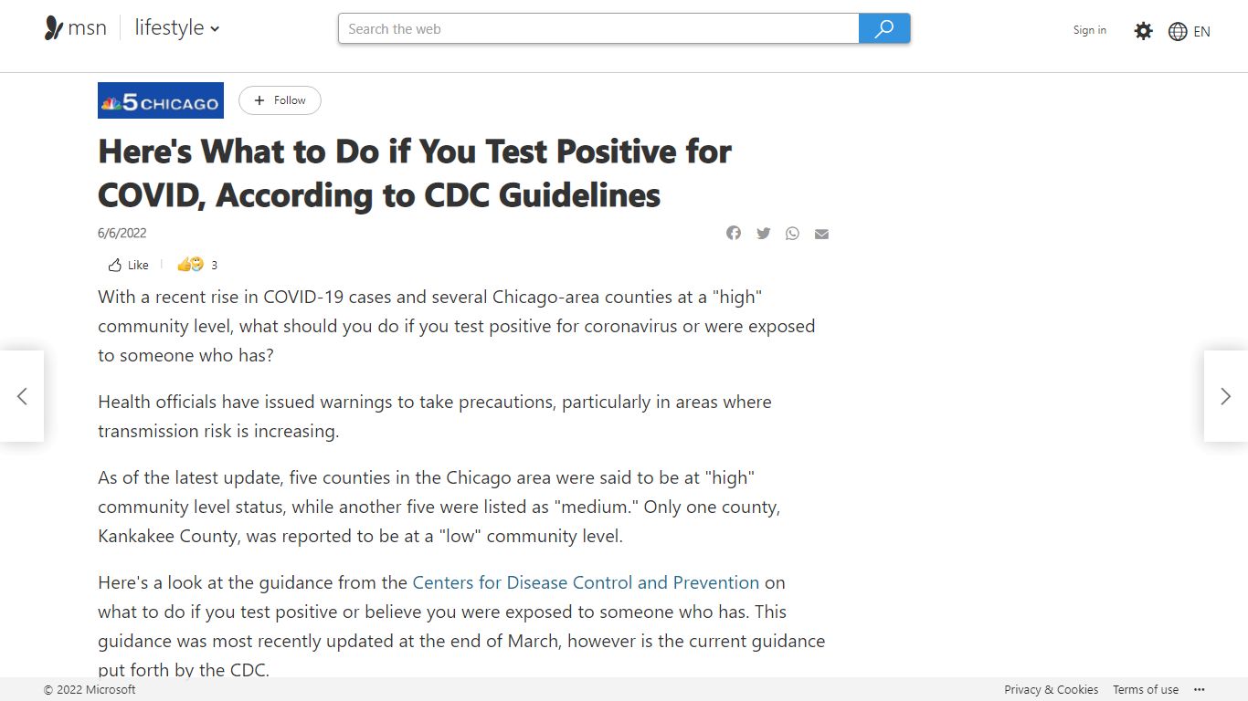 Here's What to Do if You Test Positive for COVID, According to ... - MSN