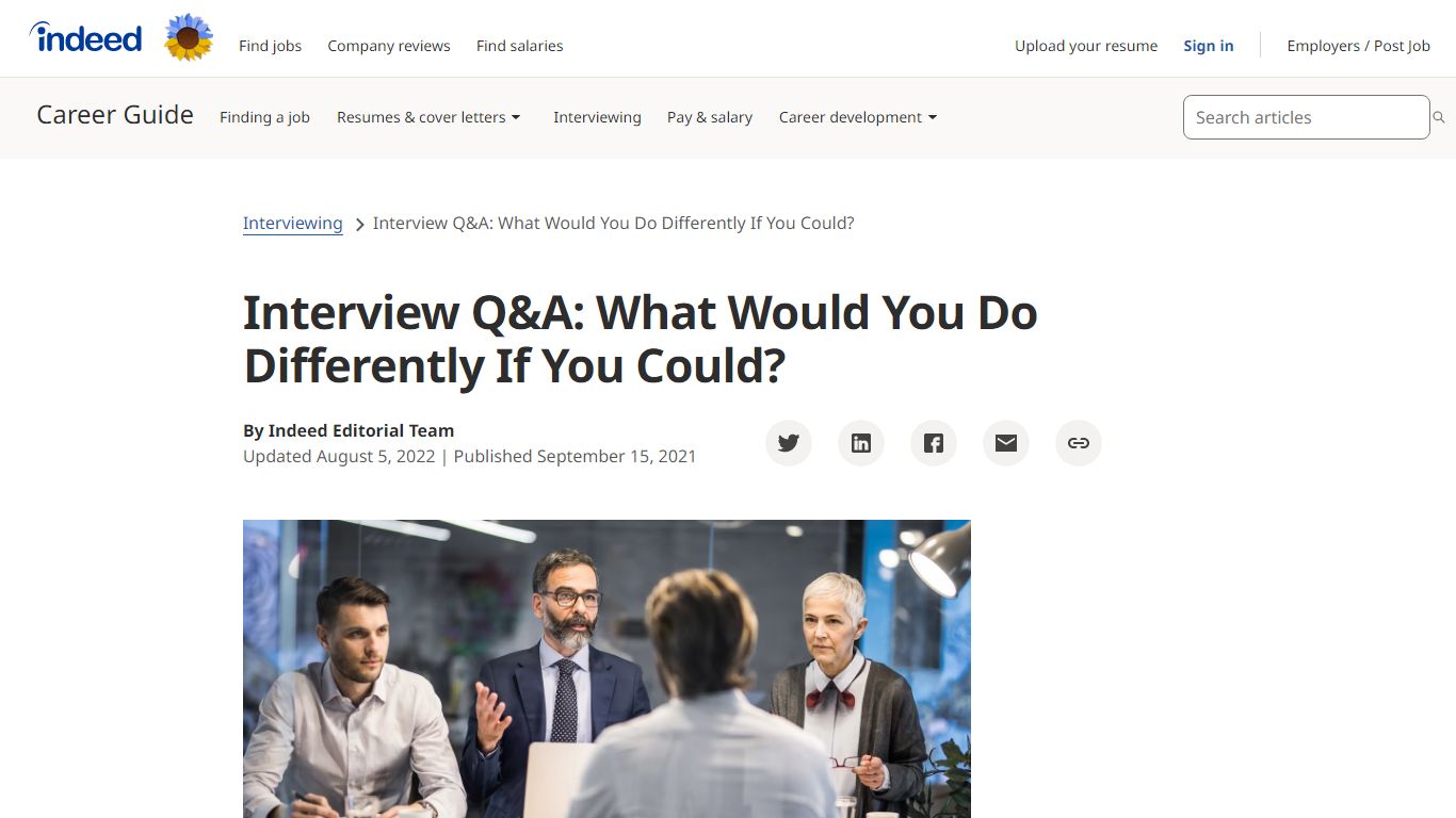 Interview Q&A: What Would You Do Differently If You Could?